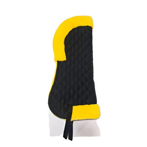 Tapis de selle demi-selle en polycoton avec doublure absorbant les chocs, respirant, léger, durable, en mousse à mémoire de forme, ajustement confortable - Product Image 1