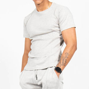 Conjuntos Deportivos de Dos Piezas para Hombre, de la Mejor Calidad, Casuales, Transpirables, Ligeros, de Poliéster/Algodón Tejido, Camisetas y Pantalones Cortos, Nueva Llegada - Product Image 5