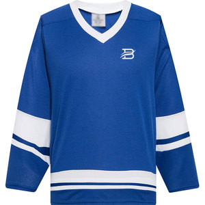 Camiseta de hockey sobre hielo diseñada para una acción de patinaje rápida, tela de textura suave y soporte para un rendimiento atlético confiable. - Product Image 1