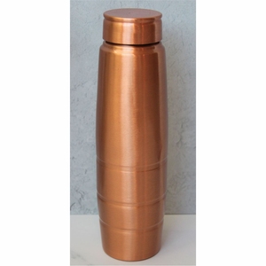 Pure Copper <b>Water</b> Bottle 1000ml Hammered Handmade Leakproof Ayurvedic Health Vessel Wholesale Custom Logo <b>Bulk</b> Drinkware Bottle - Product Image 3