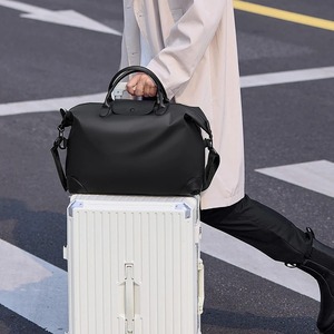 Large Capacity Lightweight Polyester <b>Canvas</b> Travel <b>Tote</b> Bag with Adjustable Strap for Outdoor Fitness Gym Use - Product Image 5