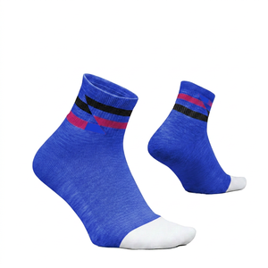Racing <b>Socks</b> Gray Ankle <b>Socks</b> With Green And <b>Black</b> Stripes Breathable Performance Racing <b>Socks</b> For Adults Summer Sport Wear - Product Image 2