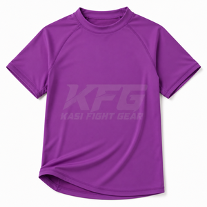 Haut de sport respirant et léger à manches courtes pour homme, idéal pour l'entraînement en salle de sport, coupe ajustée et flexible, personnalisable - Product Image 3