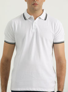 Camiseta de algodón de alta calidad con logotipo personalizado, talla grande para hombre, camisetas polo de color sólido personalizadas para hombre, más vendidas. - Product Image 2