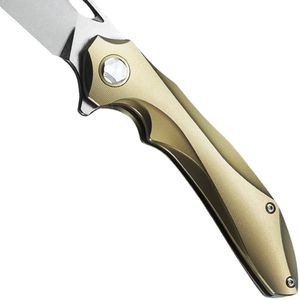 Cuchillos Plegables de Alta Calidad con Hoja Curva Afilada, Construcción Pivotante Resistente y Diseño de Empuñadura con Ranura para los Dedos, para Camping - Product Image 4