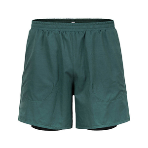 Pantalones Cortos de Hombre 100% Algodón de Lona Tejida con Bolsillos, Cintura Elástica, Secado Rápido, Transpirables, Estilo Urbano, Tiro Medio - Product Image 3