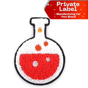 Parches de Chenilla con Logotipo Personalizado, Bordado 3D Tipo Toalla para Ropa, Precio de Fábrica, Letras del Alfabeto de Chenilla Personalizadas Termoadhesivas - Product Image 1
