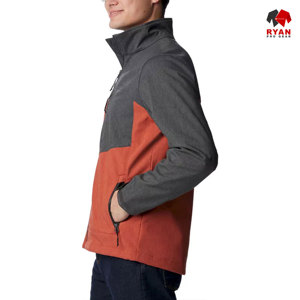 แจ็คเก็ตซอฟต์เชลล์แบบสั่งทำพิเศษสำหรับผู้ชาย ยี่ห้อ Ryan Pro Gear พร้อมซิปปิดและบริการพิมพ์โลโก้ตามแบบ - Product Image 4