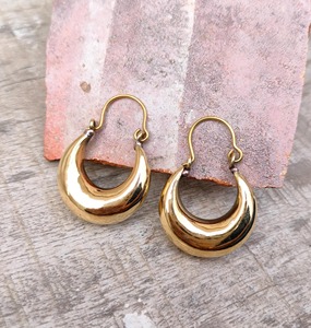 Pendientes de latón de cuerpo delgado estilo estrecho con acabado liso, precio de fábrica al por mayor, artículo para artesanía en metal - Product Image 5