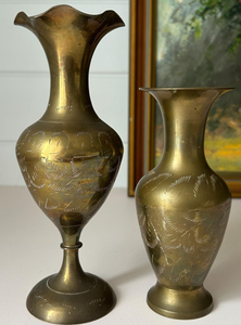 Handcrafted Brass <b>Vase</b> for Home Decor & Gifting | Antique Brass Flower <b>Vase</b> | Polished Brass <b>Decorative</b> <b>Vase</b> - Product Image 6