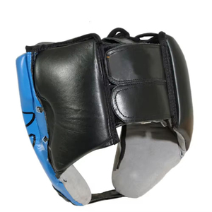Protège-tête de boxe professionnel léger en cuir PU, durable, avec fermeture auto-agrippante réglable, respectueux de l'environnement - Product Image 4