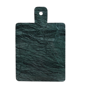 Tabla de Queso Cuadrada de Mármol Premium Natural House, Duradera, para Cortar y Servir, 1.5 cm de Grosor, con Asa de Color Verde Personalizada - Product Image 1