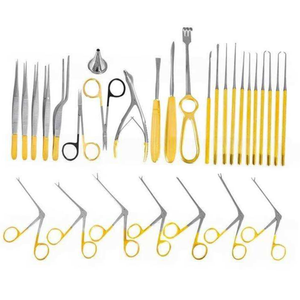 Juego de 30 Instrumentos Quirúrgicos Manuales de Alta Calidad para Timpanoplastia y Myringoplastia, Reconstrucción de Oído, Acero Inoxidable con Certificación CE - Product Image 1