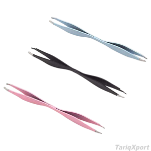 Pinzas Profesionales de Doble Punta de Alta Precisión, Herramienta para Cejas de Acero Inoxidable, Punta Puntiaguda, Ligeras - Product Image 4