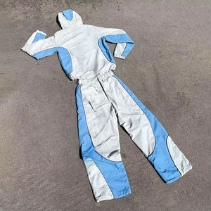 Chándal Ligero con Capucha para Hombre, Estilo Deportivo, Largo, Color Sólido, Ropa de Invierno, Transpirable, con Bolsillos Laterales, Cierre de Cremallera, Corte Regular - Product Image 3