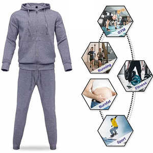 Nuevo Conjunto Deportivo Informal con Capucha para Hombre, Traje de Entrenamiento para Gimnasio, Chándal de Fútbol de Poliéster/Algodón - Product Image 3