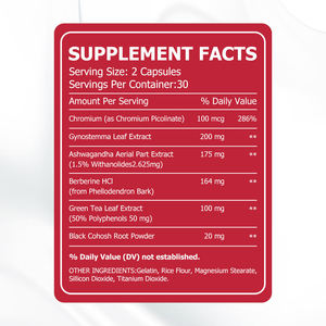 New Berberine HCl Improve Sleep Boost Hormone Balance Capsules Herbal Formula Organic <b>Menopause</b> Supplement Capsules - Product Image 6