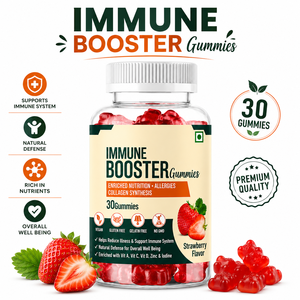 Gomitas inmunoestimulantes al por mayor con vitamina C, vitamina D3 y zinc para el apoyo inmunológico diario de adultos y niños de la India - Product Image 1