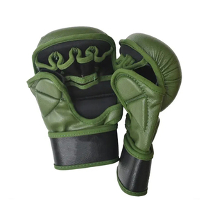Guantes de MMA de Alta Calidad con Logotipo Personalizado para Hombre, Guantes de Boxeo Casuales de Cuero con Agarre Impermeable para Golpear - Product Image 3