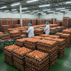 Huevos Frescos de Gallina de Corral Marrones y Blancos Marca Egga 20g Lop Buri Farm Supply Servicio de Alimentos Venta al por Mayor - Product Image 6