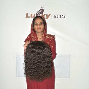 Extensiones de Cabello Humano Rizado Afro Indio de Primera Calidad, Cabello Virgen Remy, Color Negro Natural, Textura Rizada, Suave, Grueso y con Puntas Rellenas, 100g - Product Image 3