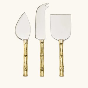 Top Seller Metal <b>Cheese</b> <b>Sets</b> With Green Resin Handle Gold Finished for Dining Table <b>Cheese</b> Knives Butter Spreader <b>Sets</b> - Product Image 5