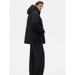 Chaqueta Larga de Invierno para Hombre, Transpirable, Acolchada, Cálida, Gruesa, Tipo Parka, Chaqueta Acolchada, Moderna, Informal, de Color Sólido, Gruesa y Cálida - Product Image 4