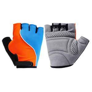 Gants de cyclisme mi-doigts pour hommes et femmes, écologiques, rembourrés, antichoc et antidérapants pour VTT et vélo - Product Image 4