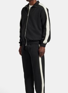 Wholesale High Quality Custom Logo 2 in 1 100%Cotton <b>Lightweight</b> Oversize <b>Joggers</b> and Hoodie Set Winter for Men Tracksuit - Product Image 2