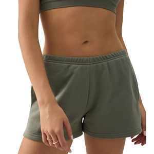 Shorts de sport pour femmes avec logo personnalisé, taille haute, en coton, pour la gym et la détente, fabricant OEM, vente en gros de shorts décontractés pour femmes - Product Image 4
