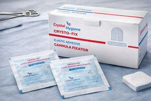 Fijador de cánulas elástico adhesivo CRYSTO-FIX para uso médico, certificado CE, reduce la hinchazón - Product Image 2