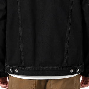 Chaqueta Vaquera para Hombre, Corte Regular, Cuello Camisero, Cierre de Botones, Color Sólido, Estilo Casual con Bolsillo, Precio Bajo - Product Image 5