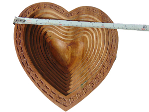 Wooden Apple Shaped Foldable Fruit Basket Handcrafted <b>Collapsible</b> <b>Storage</b> Basket for Fruits and Vegetables - Product Image 4