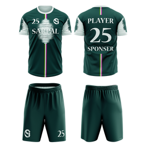 Conjuntos de Uniformes de Fútbol Retro Personalizados para Hombre, Camiseta de Fútbol de Secado Rápido con Manga Corta y Logotipo Frontal, Ropa de Entrenamiento para Hombre - Product Image 4