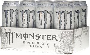 Boisson énergisante Monster Energy Ultra White Zero 500ml sans sucre, saveur légère, boost de caféine, fournisseur en gros de qualité supérieure - Product Image 4