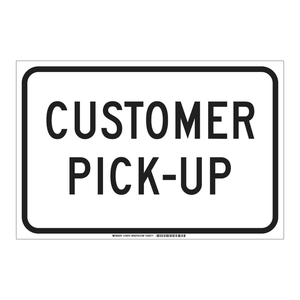 Panneau de signalisation PVC intérieur/extérieur Brady 12x18 po pour le commerce de détail et la logistique - Product Image 3