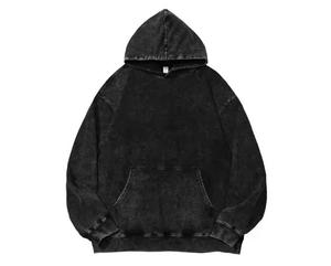 Sweat-shirt à capuche unisexe surdimensionné, imprimé motif, en coton French Terry, décontracté, pour l'hiver, avec poches, coupe classique, respirant - Product Image 3