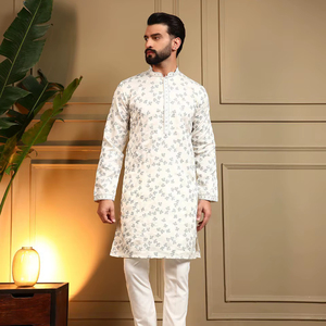 Pyjama Kurta pour homme – Vêtements ethniques de luxe pour occasions spéciales - Product Image 1