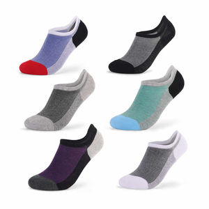 Chaussettes courtes invisibles pour hommes, en coton, nouvelle mode, de haute qualité, fabriquées sur mesure, OEM, avec logo personnalisé - Product Image 3