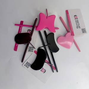 กระจกพกพาสแตนเลสใหม่ ขยาย 3 เท่า มีสีให้เลือก (ดำ/ชมพู/ชมพูบานเย็น)  รับสกรีนโลโก้ ขนตาปลอม - Product Image 6