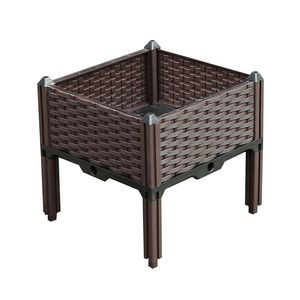 SOGA Jardinera Elevada de Plástico para Exteriores de 40 cm, Duradera, con Patas, para Verduras, Hierbas y Flores, Diseño que Ahorra Espacio - Product Image 3