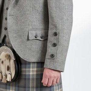 High Quality Argyle <b>Jacket</b> Scotland Style <b>Tweed</b> Kilt <b>Jacket</b> <b>Men</b> Wedding Formal Wear OEM ODM Manufacturer - Product Image 5