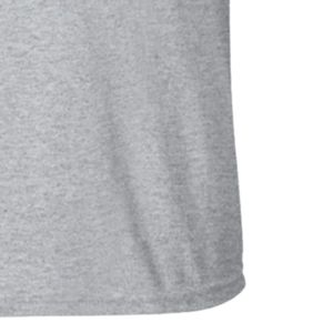 T-shirt gris imprimé graphique à manches courtes et col rond en coton – Personnalisé, décontracté, streetwear, mode, confortable pour le quotidien - Product Image 5