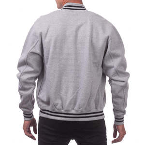 Custom Logo Made Long Sleeve <b>Men</b> Fleece Varsity Jacket for man Sale Latest Design <b>Men</b> Fleece Varsity Jacket OEM Serviced - Product Image 4