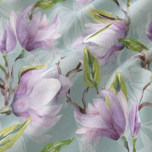 Asili Blossom Poplin Kalamu Lily Premium – Le Popeline Forêt Africaine : L'Élégance Sans Effort de la Toile Botanique Africaine - Product Image 5