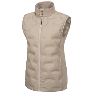 Chaleco Acolchado Ligero y Resistente al Agua para Mujer, Estilo Simple de Algodón, Venta al Por Mayor, Personalizable - Product Image 3