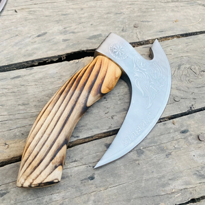 Cuchillas LEGACY, Cortador de Pizza de Acero al Carbono de Alta Resistencia, Mango de Madera, Herramienta Profesional para Hornear y Cortar en Restaurantes, OEM - Product Image 2