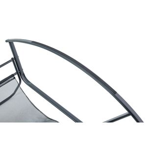 Poltrona Moderna da Soggiorno Extra Larga in Pelle Tecnica, Poltrona Reclinabile a Dondolo in Bouclé - Product Image 5