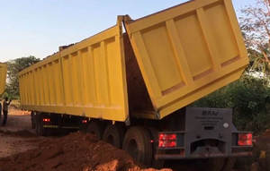 Remolque Hidráulico de Descarga Lateral para Camiones de Minería de Uso Industrial Pesado, Venta al Por Mayor - Product Image 3