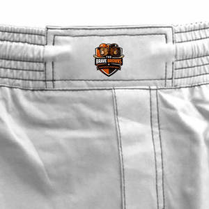 Shorts de combat MMA professionnels BRAVE BROWNS en polyester/coton, matériau durable, coupe confortable, tissu à séchage rapide, compétition - Product Image 4